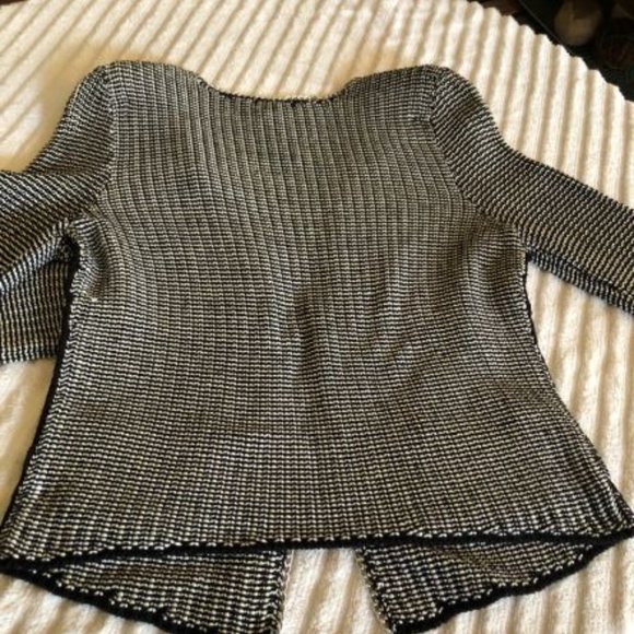 H&M knit blazer with silver chain lining - Picture 6 of 8